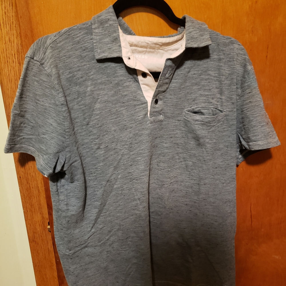 Men's Gray Polo Shirt